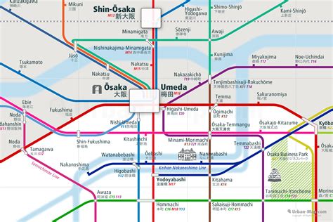 japan train map osaka
